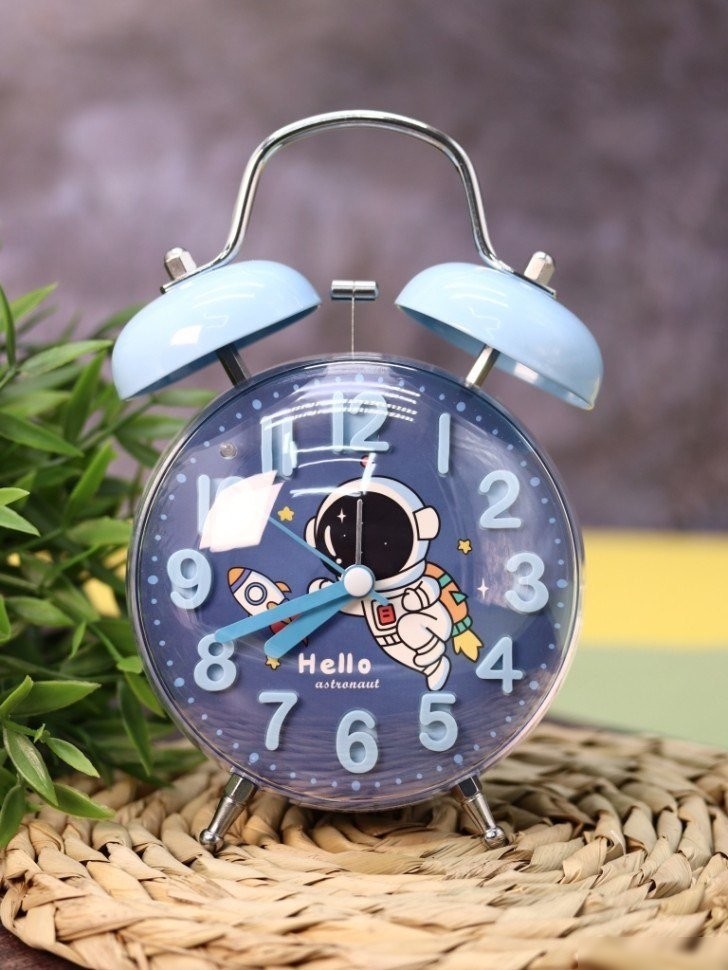 Настольные часы ILikeGift Clear wake-up with animals HL-5140-04 (astronaut)
