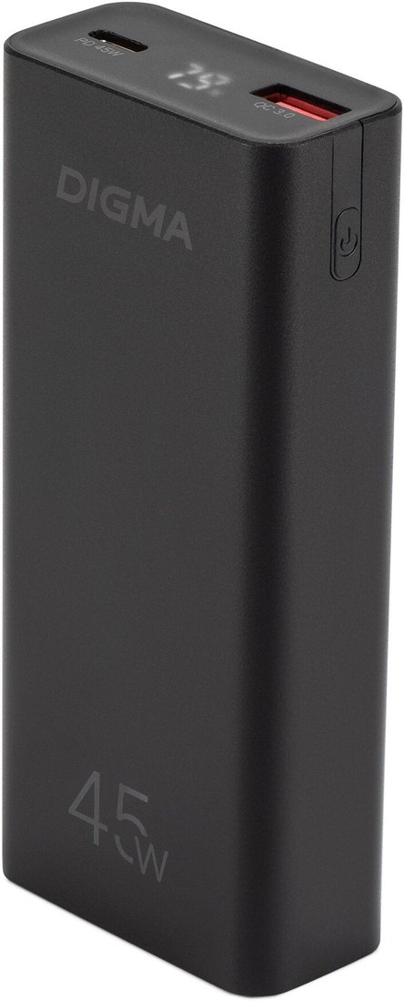 Внешний аккумулятор Digma DGPF10E 10000mAh (черный)