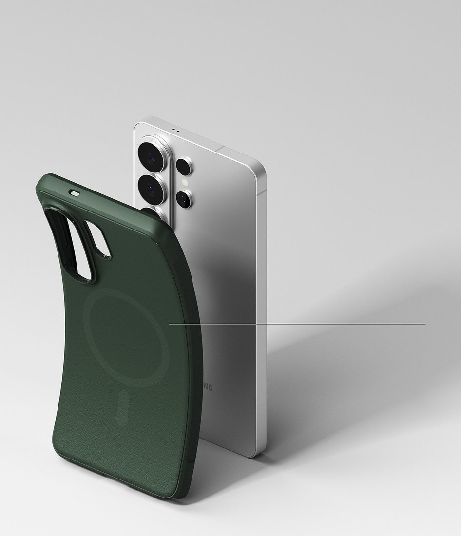 Чехол для телефона Ringke Onyx Magnetic для Galaxy S26 Ultra (Dark Green)