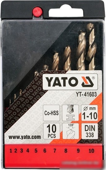 Набор оснастки Yato YT-41603 (10 предметов)