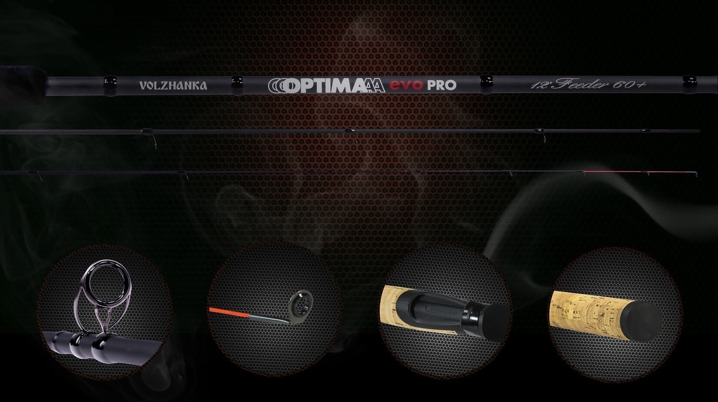Удилище Волжанка Optima Evo Pro 13ft тест 90+гр 041-0117 (3.9м)