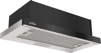 Кухонная вытяжка Elikor Интегра Glass 60Н-400-В2Д 947904 (нержавеющая сталь/черное стекло)