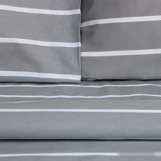 Постельное белье Этель Gray stripes 6632215