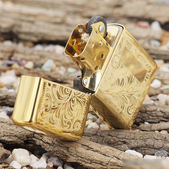 Зажигалка Zippo Venetian 352B High Polish Brass