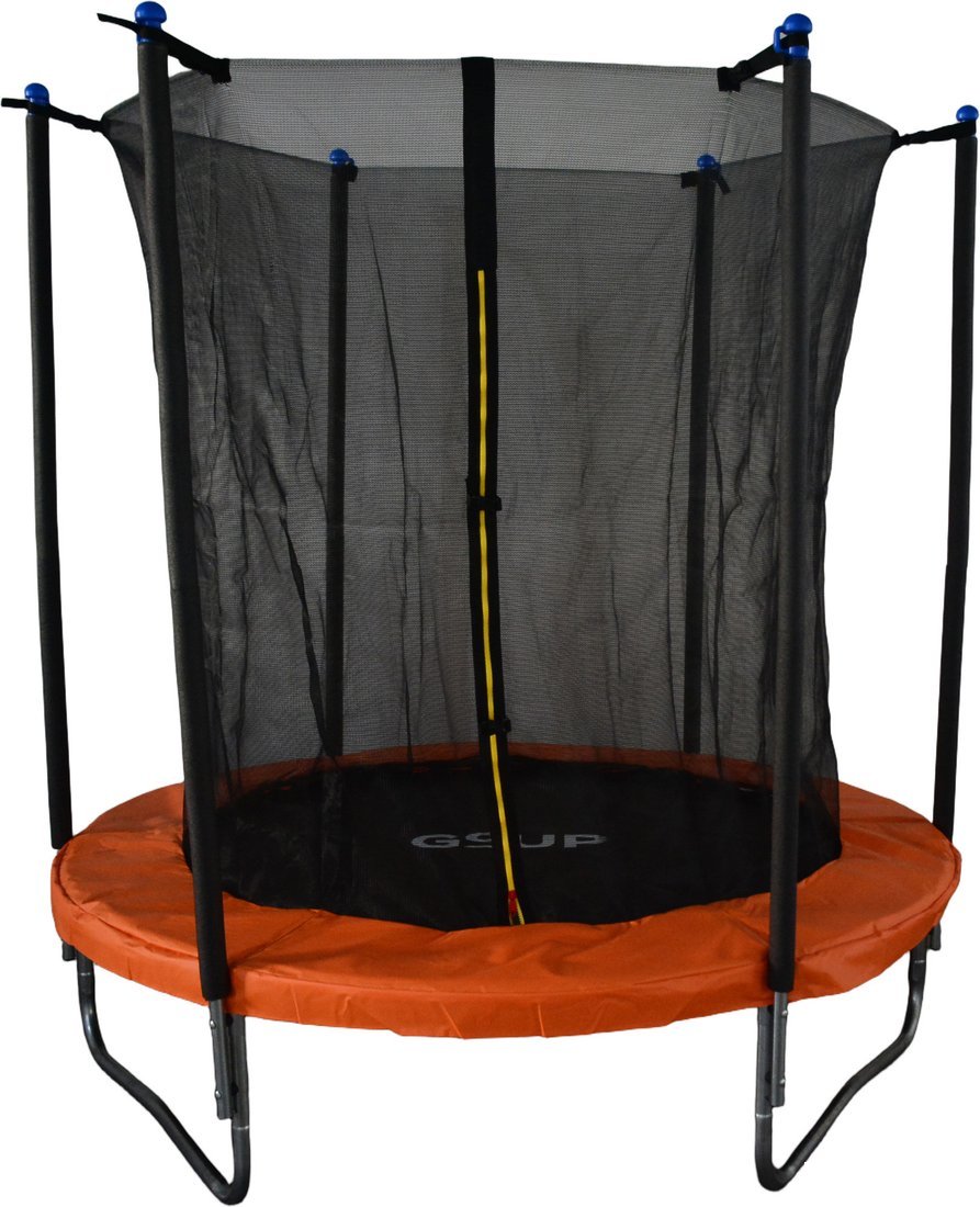 Батут GoUP Elite 6FT (с сеткой, оранжевый)