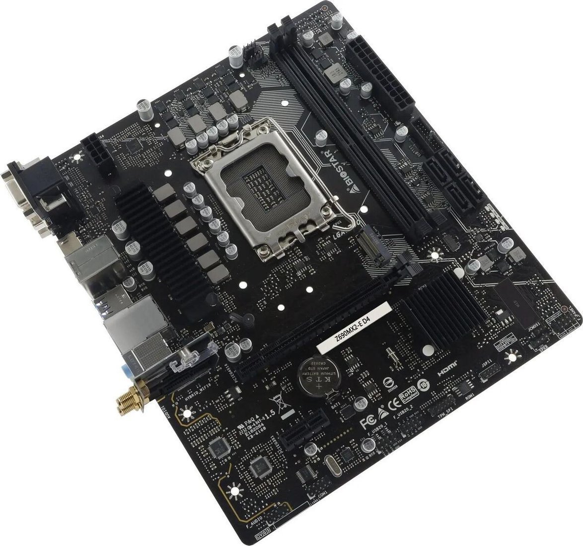 Материнская плата BIOSTAR Z690MX2-E D4 Ver. 6.0