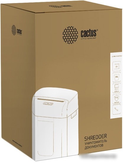 Шредер CACTUS CS-SH-15-30-2X15