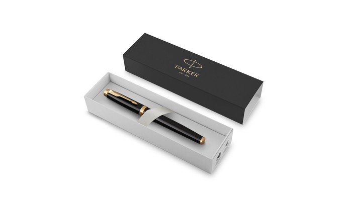 Ручка перьевая Parker IM Metal Black GT 1931645