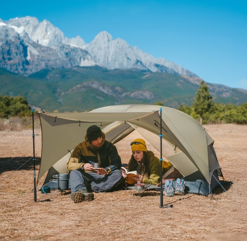 Треккинговая палатка Naturehike Mongar UL CNK2550WS016-MRS2 (песочный)