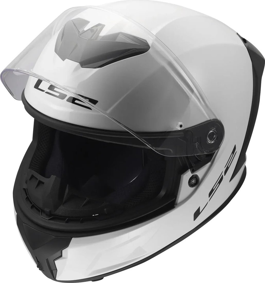 Мотошлем LS2 FF820 Rapid III Solid (XXL, белый глянцевый)