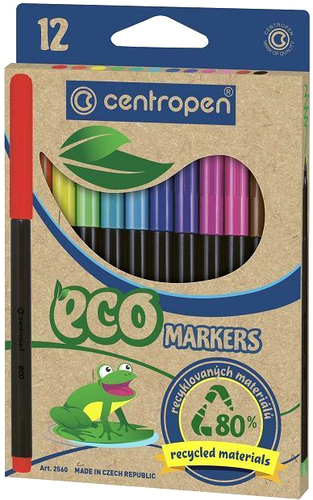 Фломастеры Centropen Eco Markers 725601201 (12 цветов)