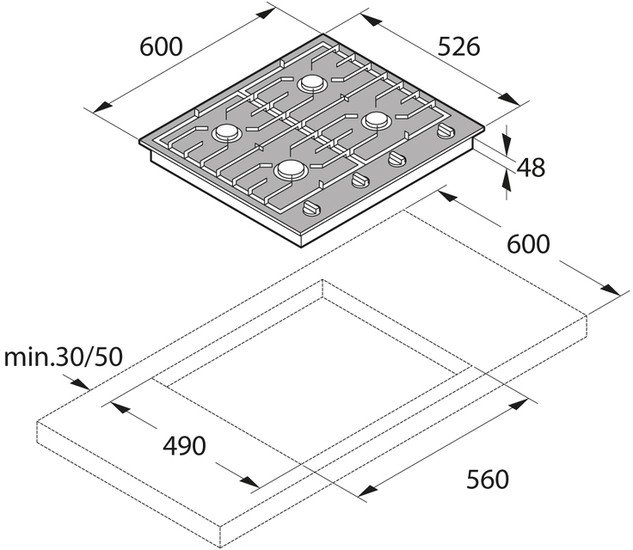 Варочная панель ASKO HG1666AB