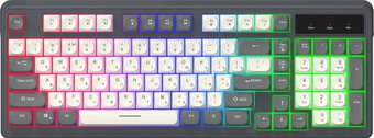 Клавиатура Оклик 731G (серый/белый)