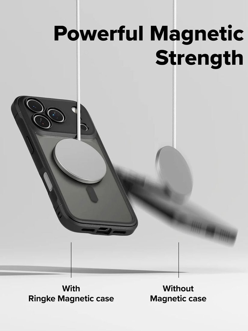 Чехол для телефона Ringke Fusion Bold Magnetic для iPhone 17 Pro Max Matte Smoke