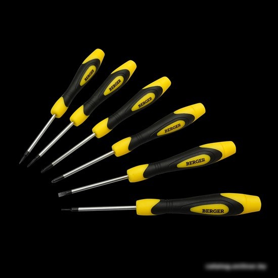 Набор отверток прецизионных Berger BG1068 (6 предметов)