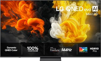 MiniLED телевизор LG QNED evo AI QNED83 85QNED83B6A