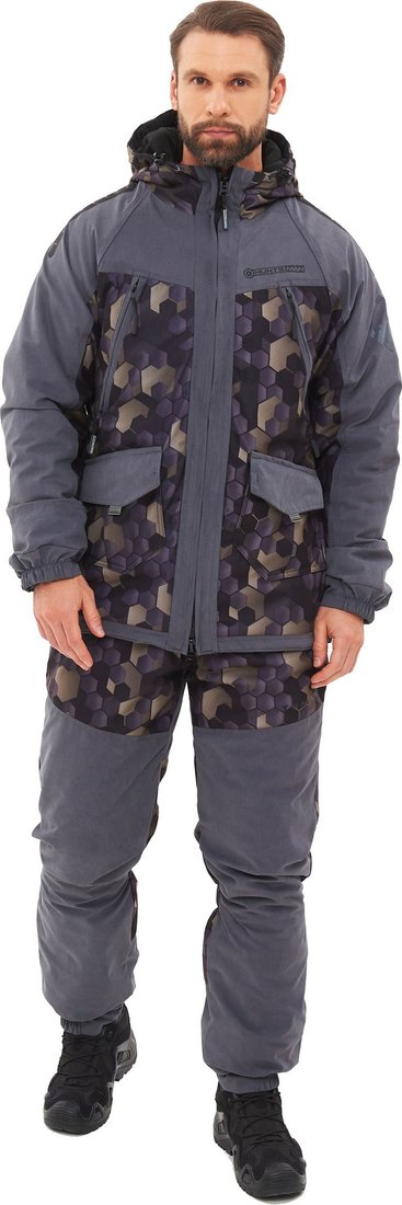 Костюм Huntsman Горка Люкс -15°C Серый/001 Исландия/Alova (р.60-62/170-176)
