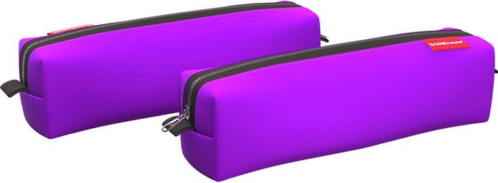 Пенал Erich Krause Квадро Mini Neon Violet 47436