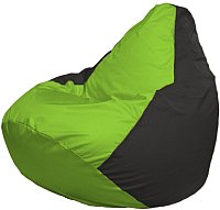 Кресло-мешок Flagman Груша Мега XXXL Г3.1-153 (салатовый/черный)