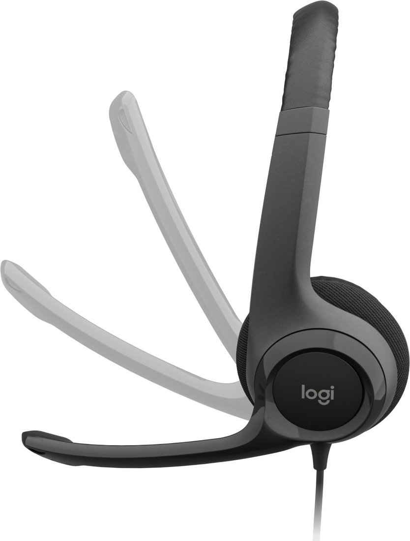 Офисная гарнитура Logitech H390 (черный)
