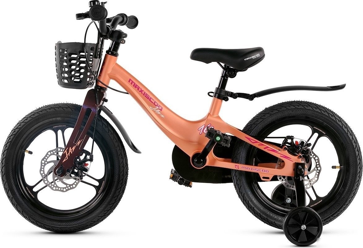 Детский велосипед Maxiscoo Jazz Pro 16 2025 MSC-J1641P (пудра, разобранный)