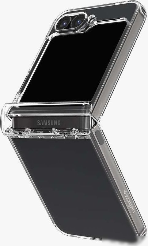 Чехол для телефона Spigen Ultra Hybrid Pro для Galaxy Z Flip 6 Crystal Clear