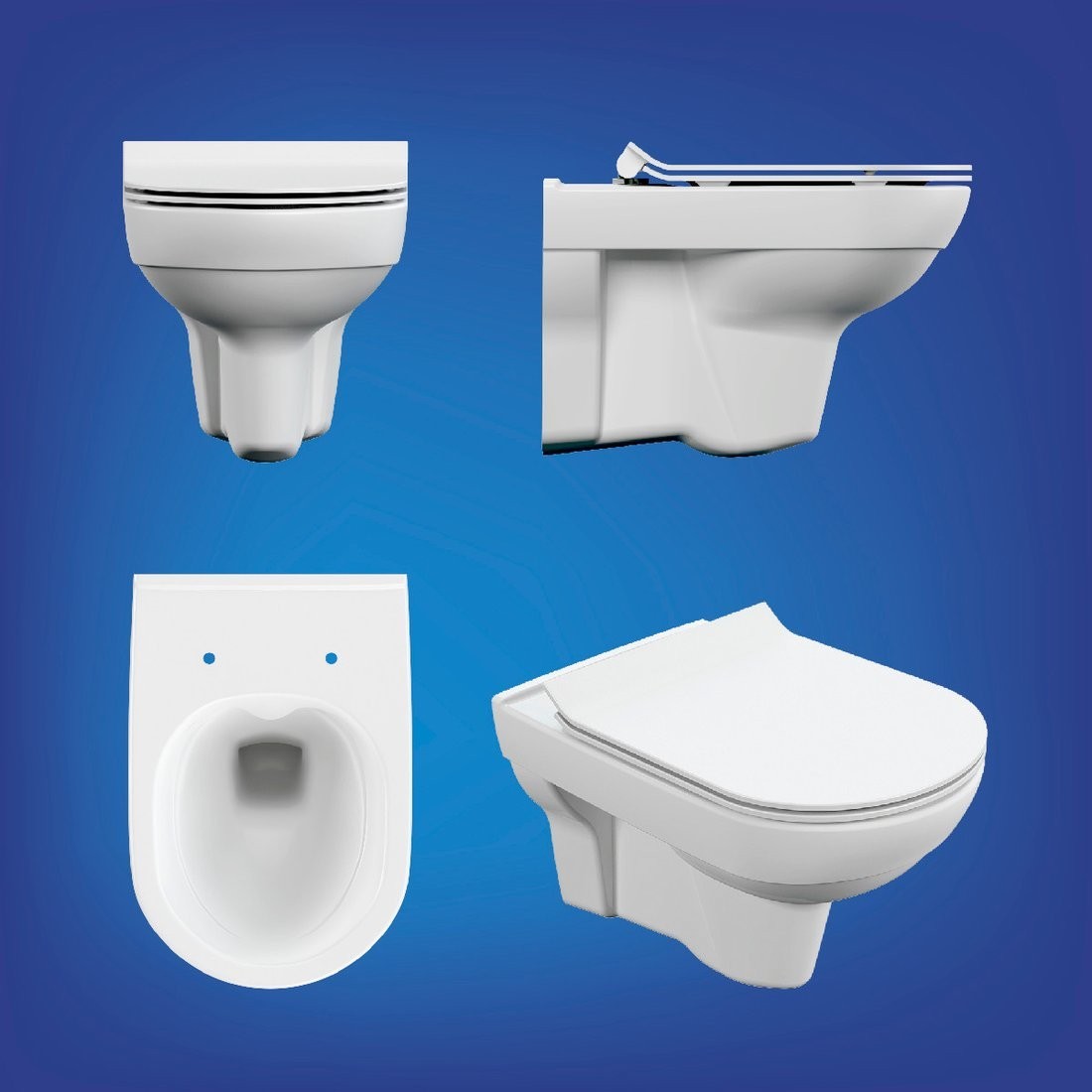 Унитаз подвесной Cersanit City DPL EO Slim + Aqua 40 Smart M 69331 (с кнопкой Estetica хром глянцевый)