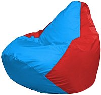Кресло-мешок Flagman Груша Мини L Г0.1-279 (голубой/красный)