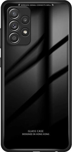 Чехол для телефона Case Glassy для Samsung Galaxy A32 (5G) (черный)