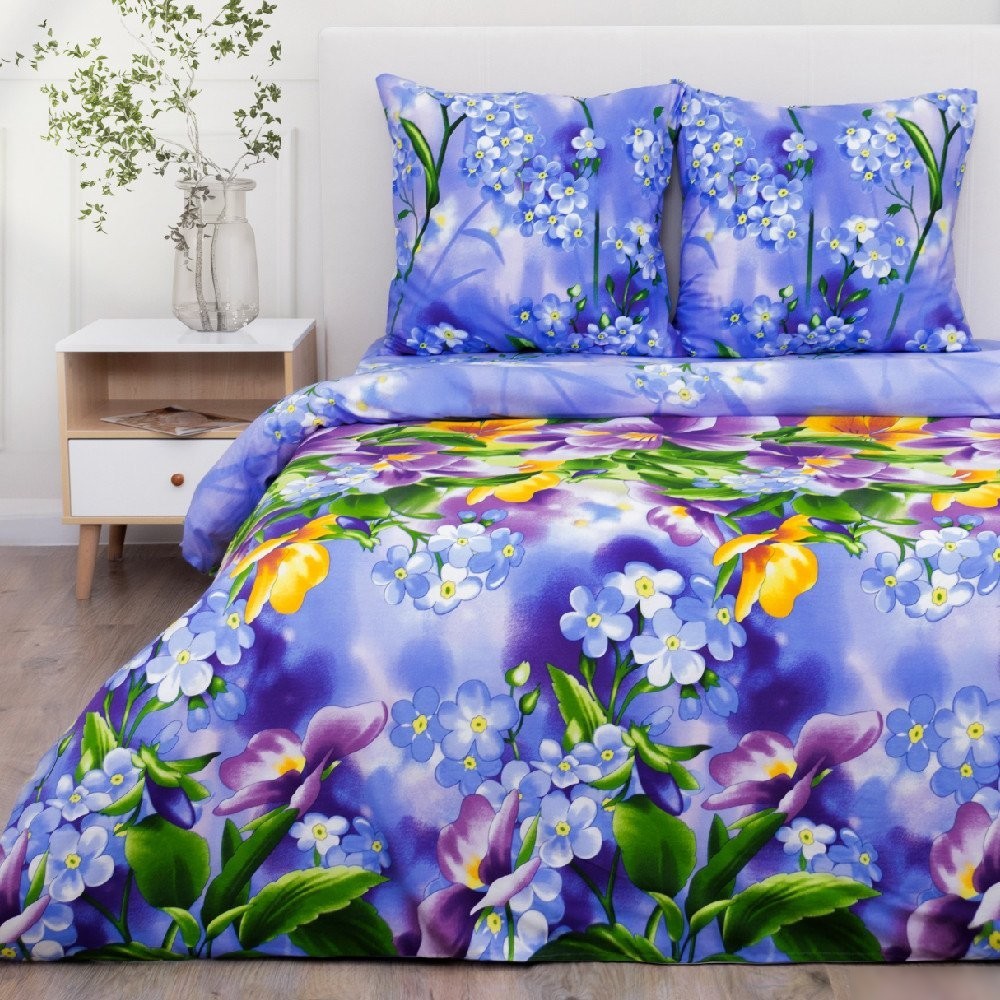 Евро комплект постельного белья Василиса Delight Евро 70x70 3925/1