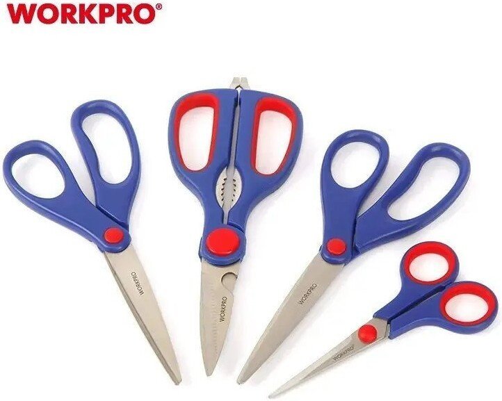 Набор ножниц канцелярских Workpro WP200002