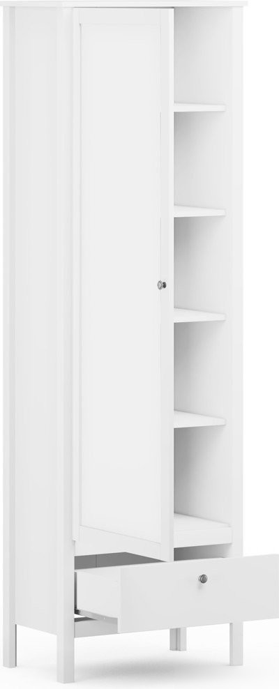 Шкаф распашной Black Red White Ewa REG1D1S/200 (белый)