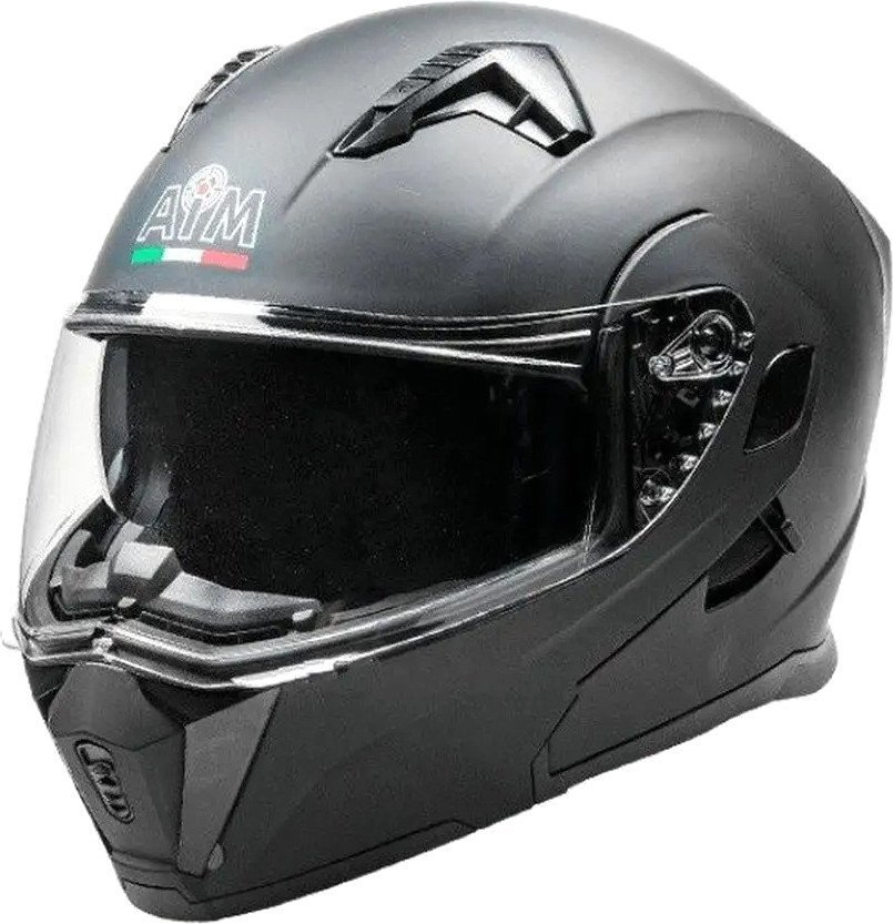 Мотошлем AIM JK906 906-008-XS (XS, черный матовый)