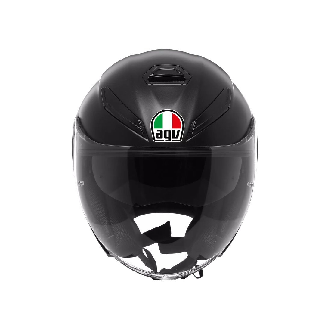 Мотошлем AGV K5 JET Evo E2206 21184A5002-003-L (L, Mono Matt Black)
