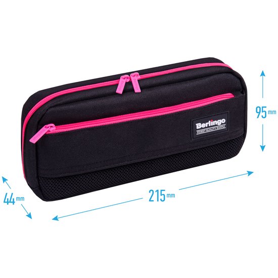 Пенал Berlingo Black and pink PM09120
