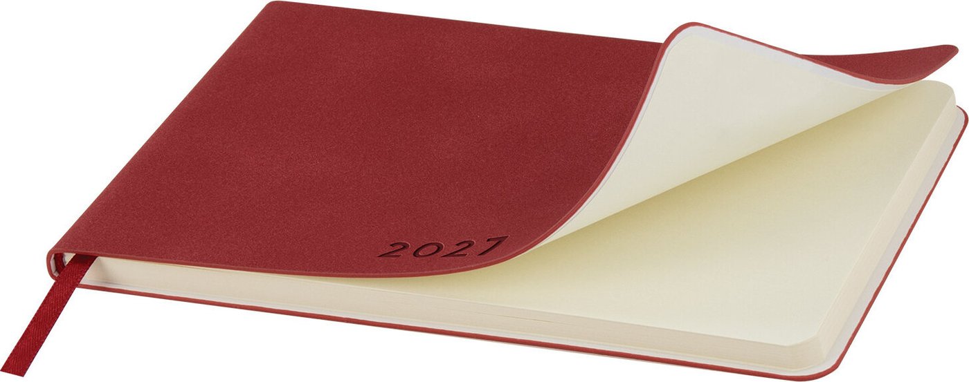 Ежедневник BRAUBERG Unique 2027 118164 (красный)