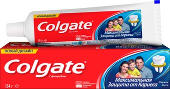 Зубная паста Colgate Максимальная защита от кариеса Свежая мята 100 мл
