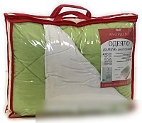 Одеяло Angellini 7с020бл (200x205, зеленый/белый)