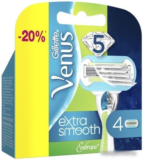 Сменные кассеты для бритья Gillette Venus Embrace (4 шт)