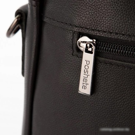 Мужская сумка Poshete 253-7090-43-BLK (черный)