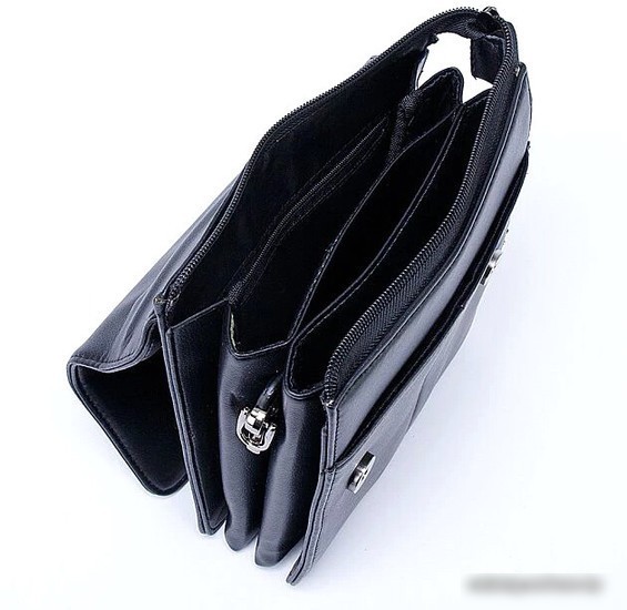Мужская сумка Poshete 250-9011-2-BLK (черный)