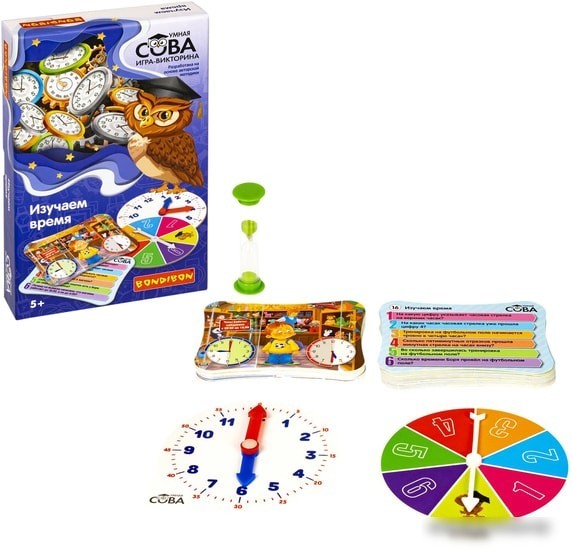 Развивающая игра Bondibon Изучаем время ВВ5199