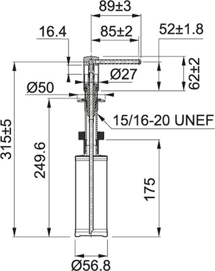 Дозатор Franke Comfort 119.0578.745 (бежевый)