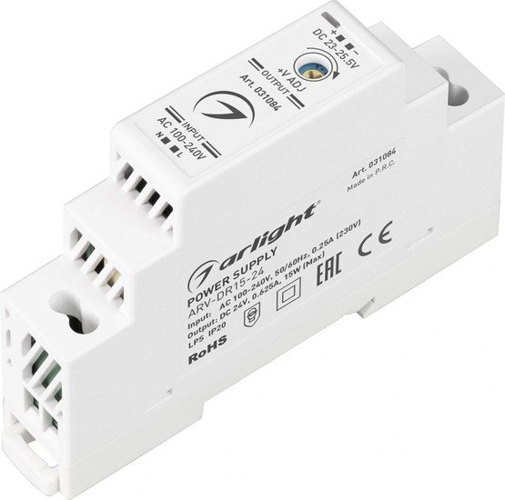 Блок питания Arlight ARV-DR15-24 031084