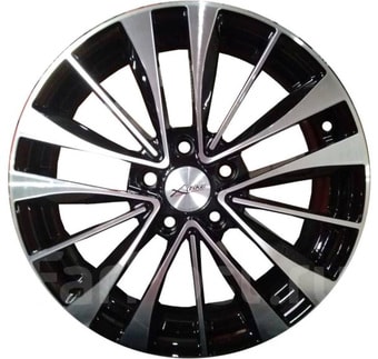 Литые диски X'trike X-126 17x7" 5x114.3мм DIA 67.1мм ET 35мм BK/FP