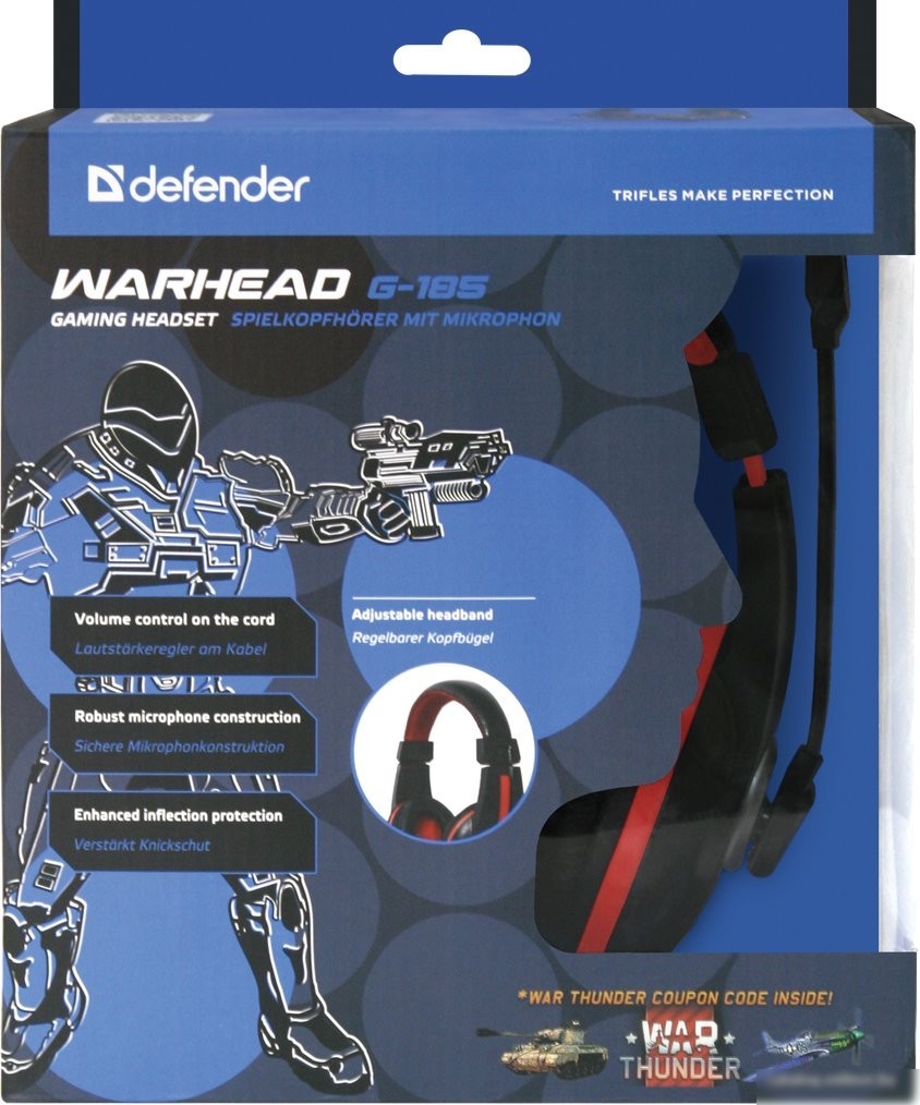 Наушники Defender Warhead G-185 [64106]
