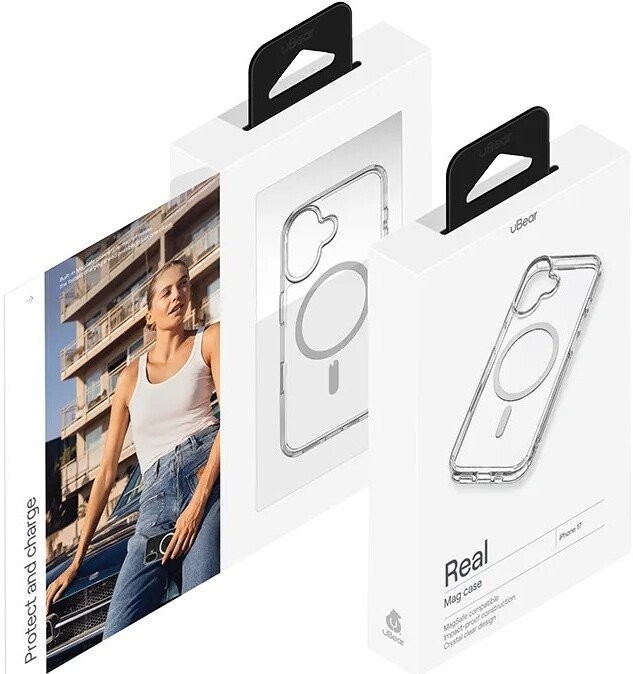 Чехол для телефона uBear Real Mag Case для iPhone 17 (прозрачный)