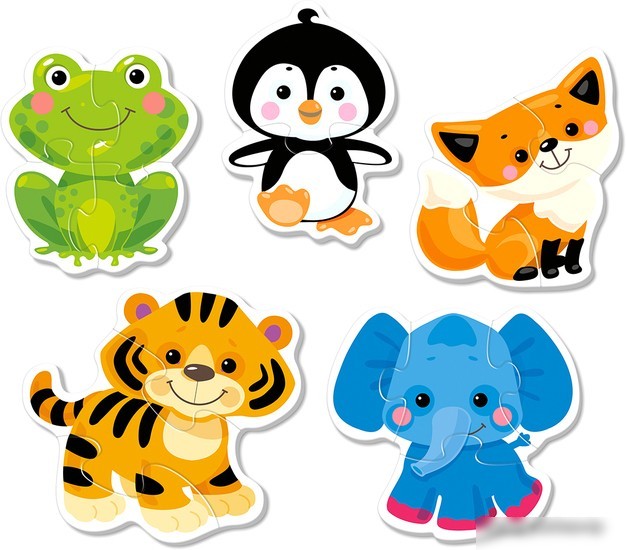 Мозаика/пазл Baby Toys Животные 04117
