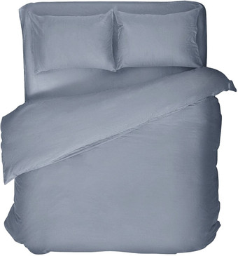 Постельное белье Нордтекс Verossa Евро Melange Indigo VRM 2515 Indigo Д12 23