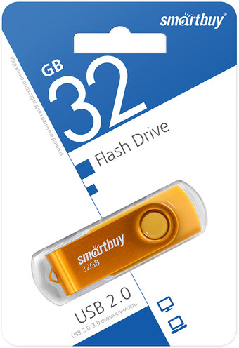 USB Flash SmartBuy Twist 32GB (желтый)